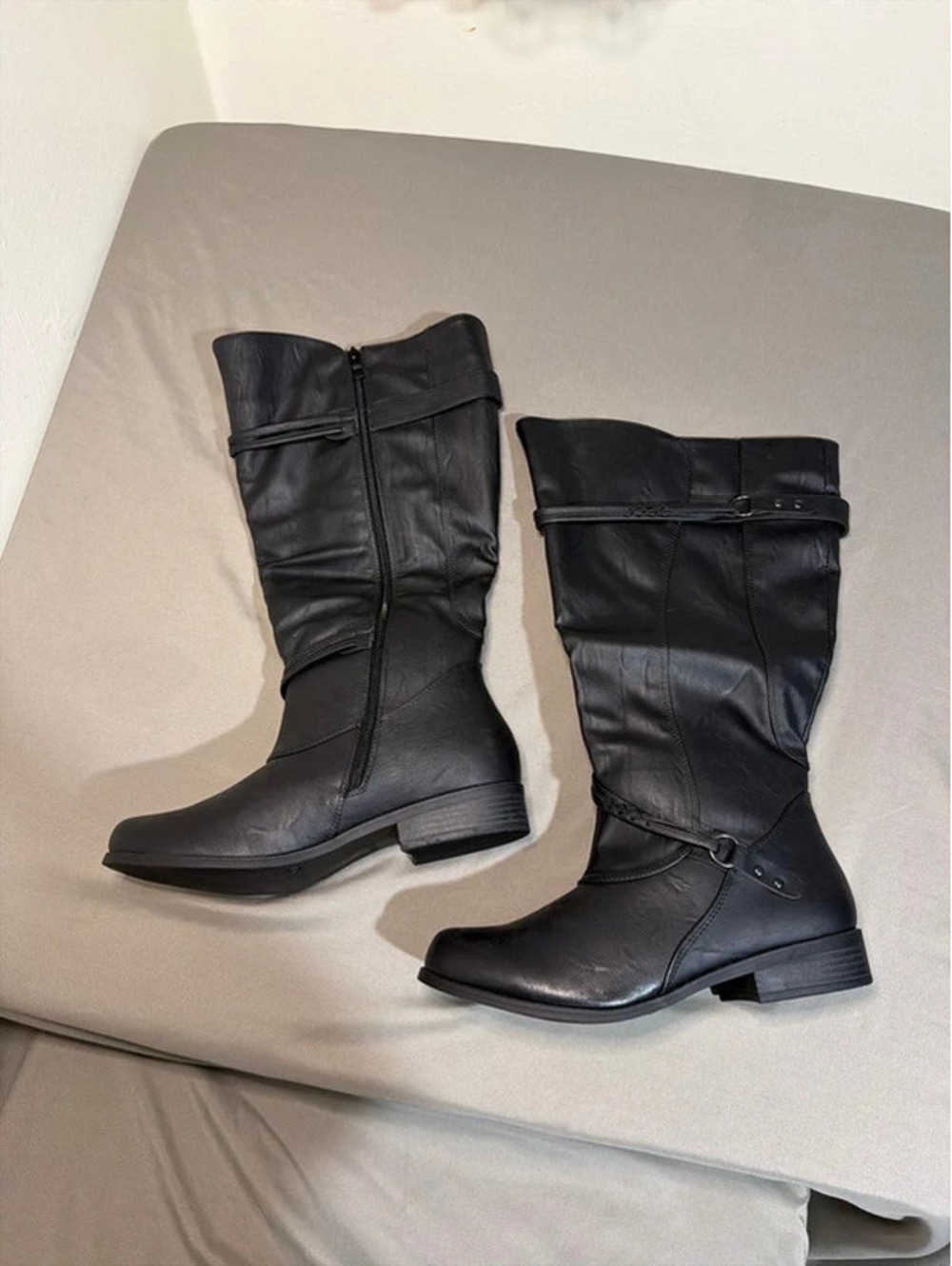 New Size 11 Journe Collection Harley wide calf riding boot slouch